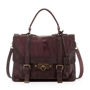 Frye Cameron Satchel Plum